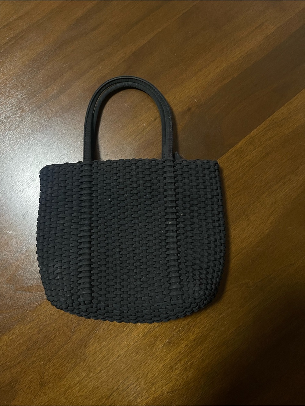 Nine West Black Woven Tote